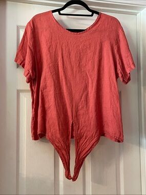 Rachel Zoe Coral Short-Sleeve Bodysuit Top